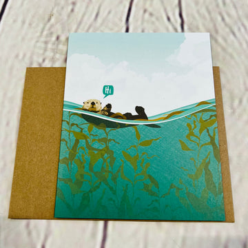 Hi Otter - Friendship Card